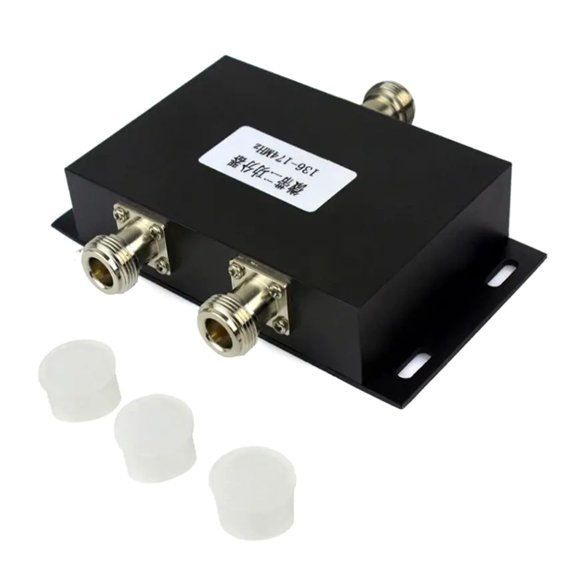 Professional Splitter Distributor Suitable for Efficient UHF Signals Sharing in Communication Systems 136-174MHz