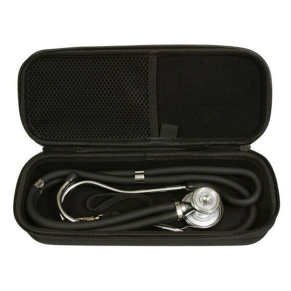 Professional Sprague Double Dual Head Rappaport Stethoscope W / Case Adult Child