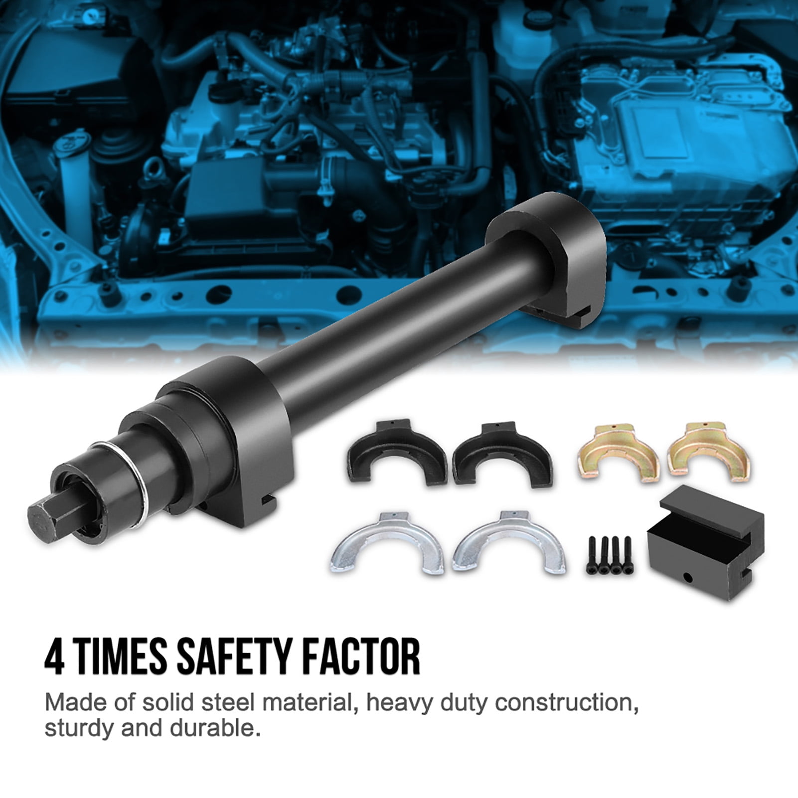 Professional Spring Compressor Tool, Interchangable Struts Coil Spring