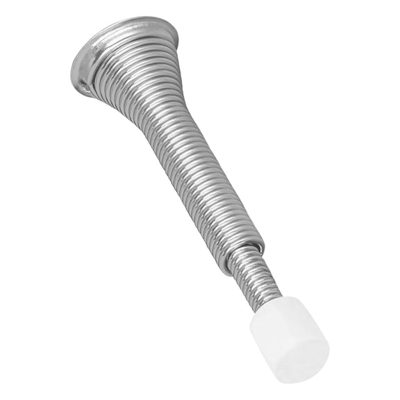 Professional Spring Door Stops Adjustable & Robusts Wall Guard with Protective Rubber head Spring Loaded Door Stops
