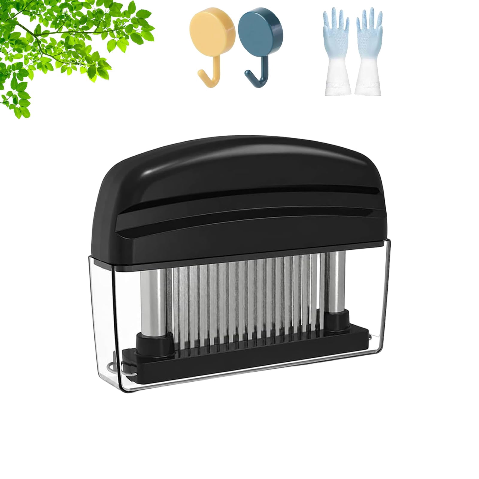 Professional Spring-Loaded Meat Tenderizer, Blade Meat Tenderizer ...