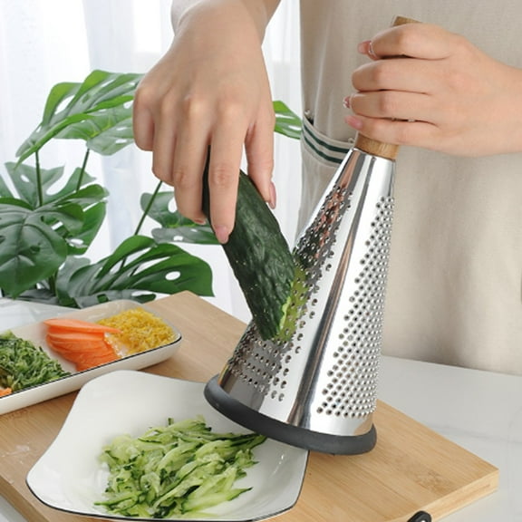 Professional Stainless Steel Cone Grater For Efficient Food Grating And Cheese *8 YIWEI