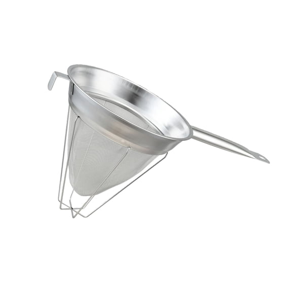 Professional Stainless Steel Conical Sieve Fine Meshes Coned Bouillon Strainer For Efficient Liquid And Particle Filtration