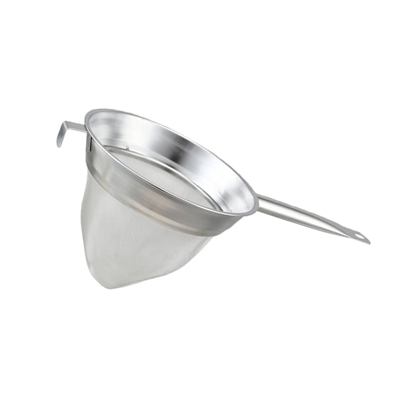 304 Stainless Steel Conical Strainer with Long Handle China Cap Strainer Fine Meshes Bouillon Sieve For Kitchen Cooking