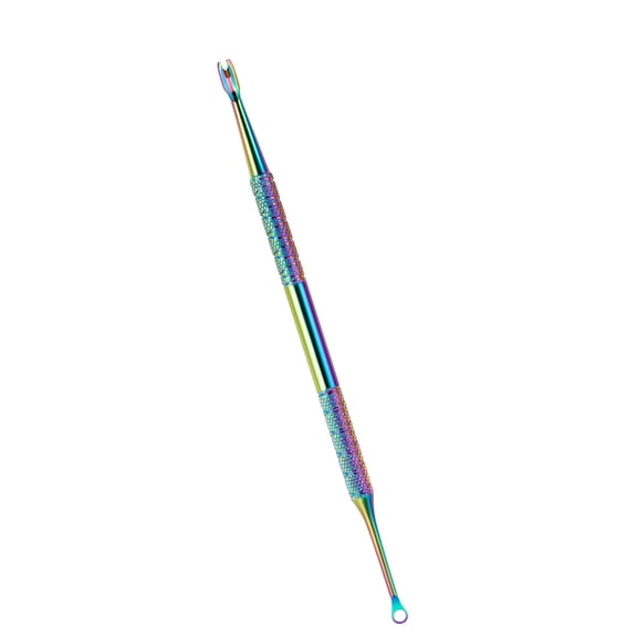 Professional Stainless Steel Cuticle Remover Cuticle Pusher Manicure and Pedicure Tool Circles Shaped Nails Cleaner