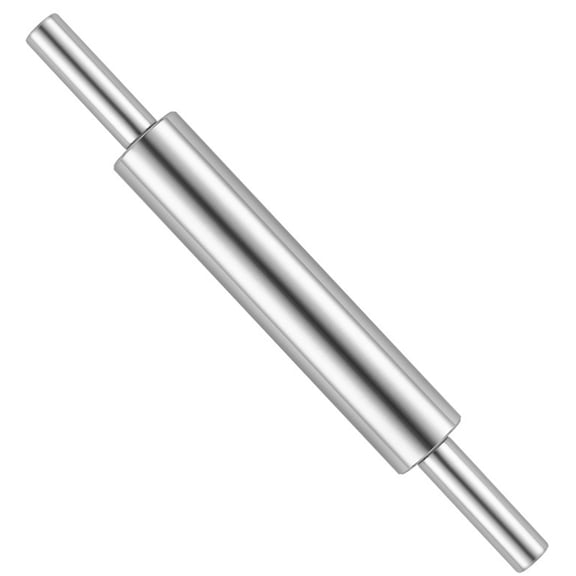 Professional Stainless Steel Dough Roller For Bread Dumplings Nonstick Rolling Pin For Baking Cakes Cookie Bread