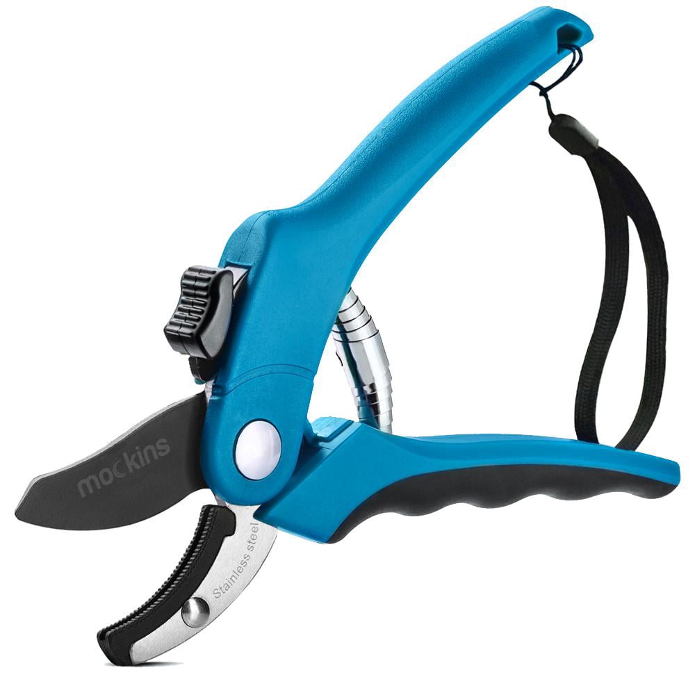 Professional Stainless Steel Heavy-Duty Garden Blue Anvil Pruning ...