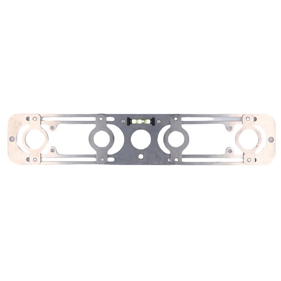 Professional Stainless Steel Hot and Cold Water Pipe Leveler Tool Heavy Duty Shower Head Alignment Guide and Location Leveling Ruler (15.7 Inches / 40 cm)