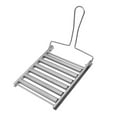 thumbnail image 1 of Professional Stainless Steel Hot Dog Roller Grill Rack Barbecue Sausage Cooker With Hardwood Handle, 1 of 6