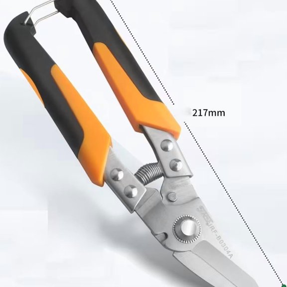 Professional Stainless Steel Industrial Scissors for Metal Sheets and PVC Pipes Cutting