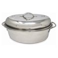 Professional Stainless Steel Oval Roaster with Wire Rack and High Dome