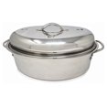 Professional Stainless Steel Oval Roaster with Wire Rack and High Dome