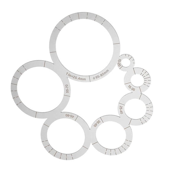 Professional Stainless Steel Round Corner Cutting Ruler for High Precisions Leather Cutting and Crafting Measurements