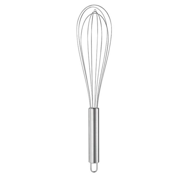Professional Stainless Steel Whisk - French Balloon Wire Whisk with Comfortable Ergonomic Handle for Baking, Whipping Eggs, Mixing Batters - Dishwasher Safe & Rust-Proof Kitchen Tool