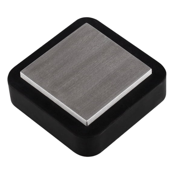 Professional Steel Block with Rubber Base Jewelry Stamping Plate Metalworking Block Metal Plate Steel Anvil for Jewelry
