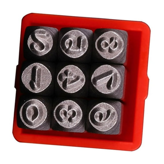 Professional Steel Letter Number Punches 3mm Leather Stamper Embossing Tool For Jewelry Making Leather Crafting Project