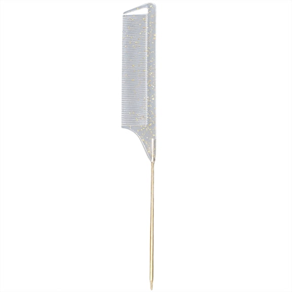 Professional Steel Needle Tail Comb For Sectioning And Styling With Comfortable Handle Fashionable Hair Tool