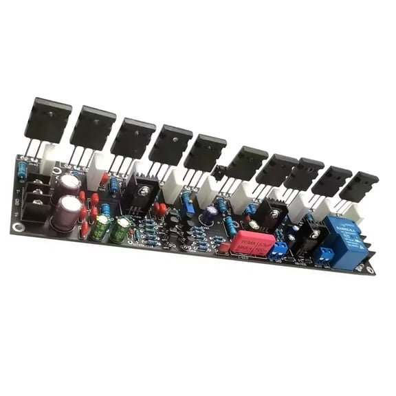 Professional Stereo Amplifier Board 500W Single Channel A1943/C5200 Transistors Strong Driving Forces For Large Speakers
