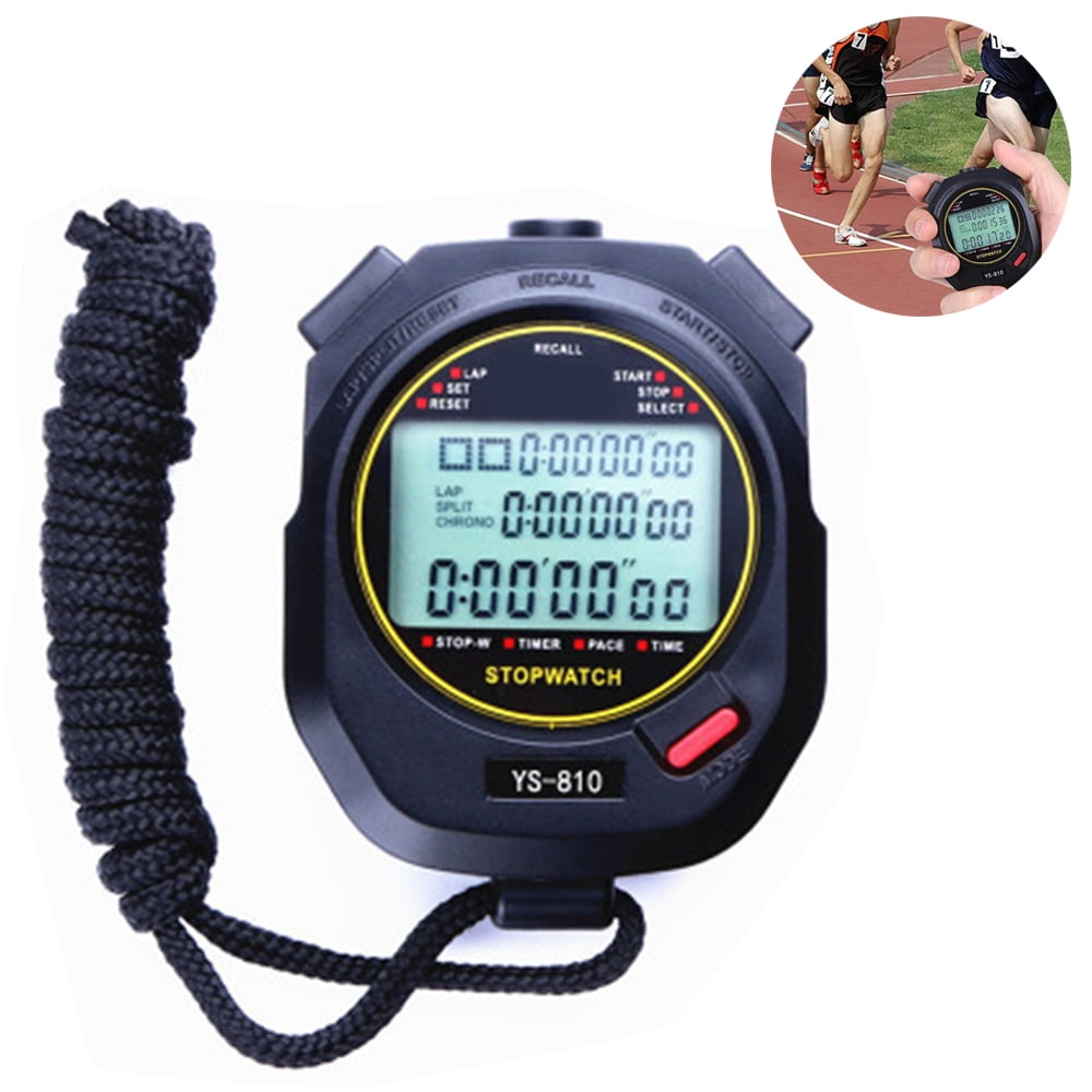 Professional Stopwatch Timer for Sports, Digital Track Stopwatch with