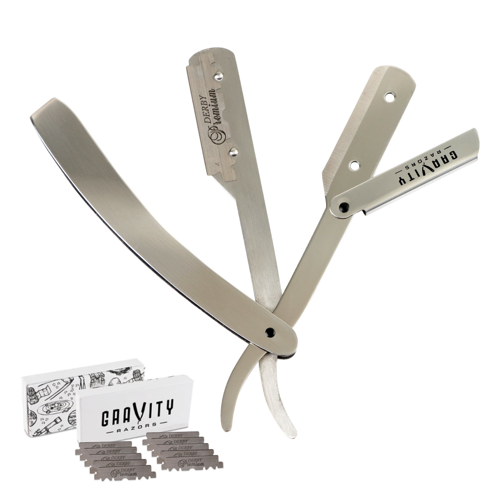 Professional Straight Razor - Minimal Exposure Straight Razor Kit with ...
