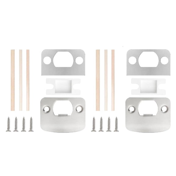 Professional Strikes Plate Security Hardware set for Door Locks Completes Repair set to Ensures Doors Latches Properly