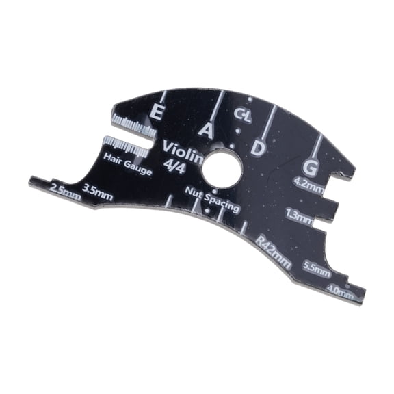 Professional Strong Metal Violin Bridge Designs For 4/4 Instruments Enhances Tone Clarities And Facilitates Setups