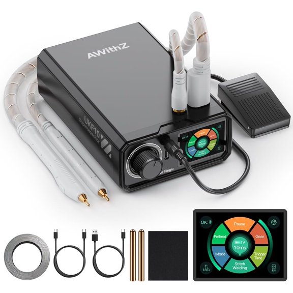 Professional Super Capacitor Farad Spot Welder for Battery Pack Making, Repair, Powerful for 0.2mm Pure Nickel & 0.35mm Ni-Plated Steel, 3 Modes w/Smart Pen