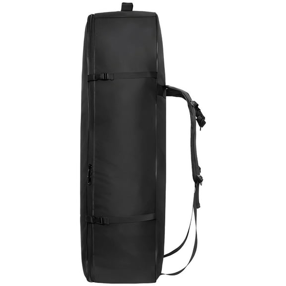 Professional Surfboard Backpack, Heavy Duty Nylon Paddleboard Backpack with Multiple Straps, Travel Surfboard Bag for Gear, Tent, Accessories, Black, 37 x 16.5 x 9.4 in / 94 x 42 x 24 cm