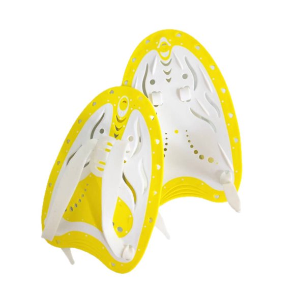 Professional Swim Training Hand Paddles Swimming Webbed Golves Hands Flippers With Adjustable Silicone Strap