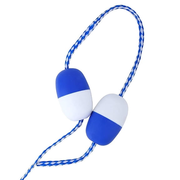 Professional Swimming Pool Safety Divider Floating Buoy Line 16Ft Length with 3 Inch High Visibility Floating Balls for Lane Separation and Deep End Safety Boundary