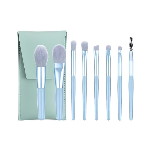 Professional Synthetic Makeup Brush Set For Foundation Eyes Lips And Brows Complete Kit With Ergonomic Handle And Travel Case