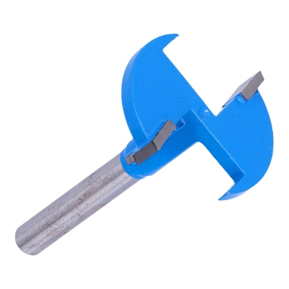 Professional T Track Slotting Router Straight Bit Woodworking Groove Milling Cutter, 1/4 inch Shank Heavy Duty Wood Joint Boring Tool Slot Carving Blade (1/4 in Shank / 1-3/8 in Cutter Head)