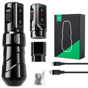 Professional T ttoo Battery Pen   Portable Wireless T ttoo Machine with LCD Display, 2400mAh Battery, Stainless Steel Suspension Structure, and Customized Coreless Motor