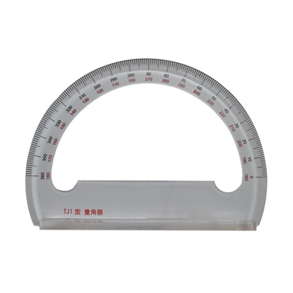 Professional TJ1 Chart Protractor Plastic Protractor AngleFinder Simple Operation Navigation Tool Ruler for Ship Boats