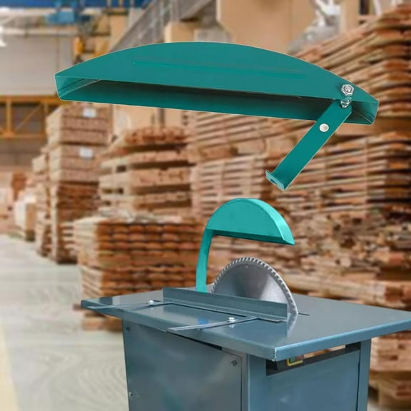 Professional Table Saw Protective Anti Dust Cover Guard Safety Shell Woodworking Green