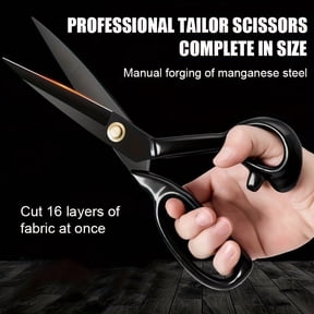 Professional Tailor Scissors 10 Inch for Cutting Fabric Heavy Duty Scissors for Leather Cutting Industrial Sharp Sewing Shears for Home Office Artists Dressmakers