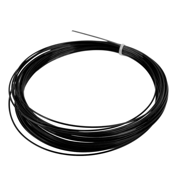 Professional Tennis String with High Wear Resistance, 12m/39.4ft Black