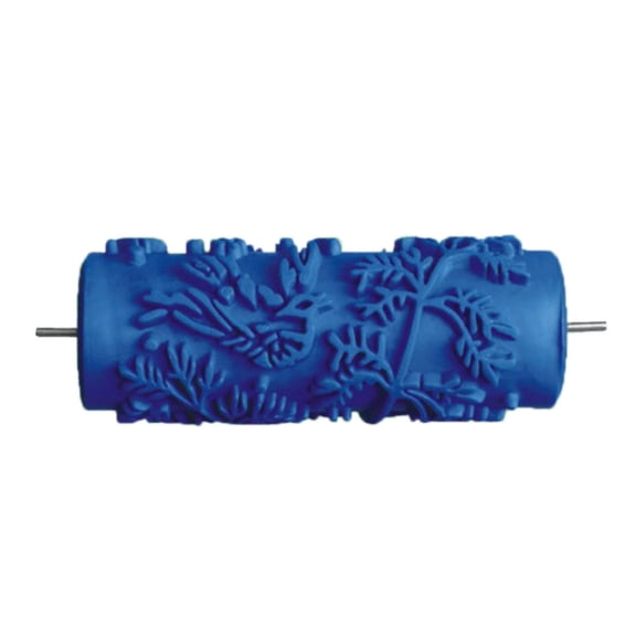 Professional Texture Roller 5Inch Rubber Patterned Paint Roller Ideal For Art And Metallic Paint Projects