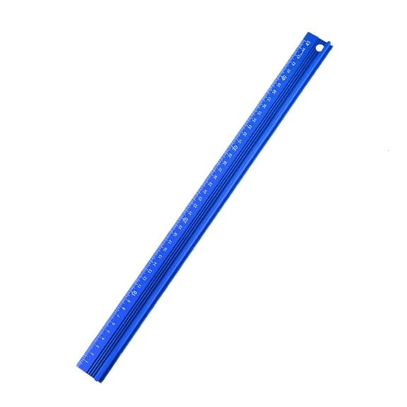 Professional Thickened Aluminum Ruler 3 Size for Accurate Measurement & Smooth Cutting In Crafting & Construction