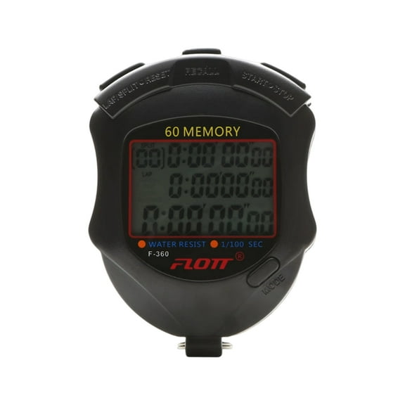Professional Timer Stopwatches 10/30/60/100 Lap Memory Digital Stopwatches with Countdown Timer Waterproof Stopwatches