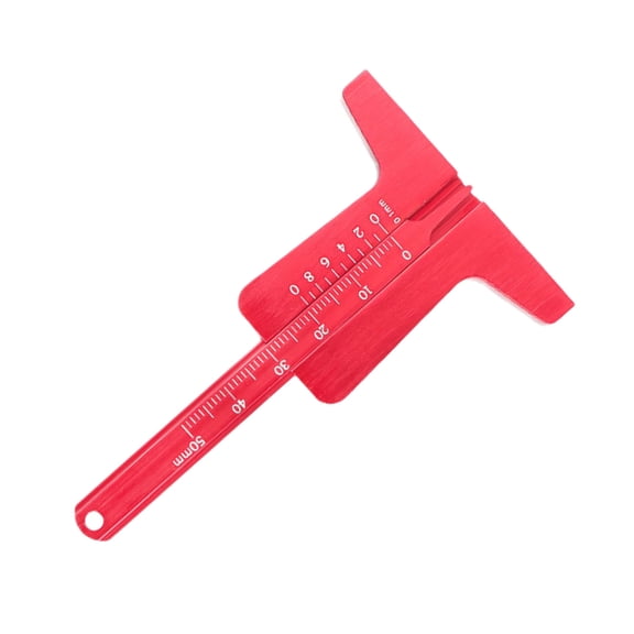 Professional Tire Thread Depth Gauge for Tire Treads Assessment on Various Vehicles Including Car and Bikes Portable