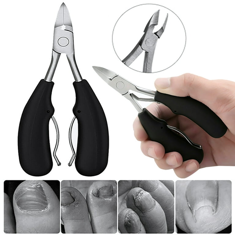 Professional Toe Nail Clippers Cutters Heavy Duty Chiropody Podiatry Pedicure Manicure Tool, Black