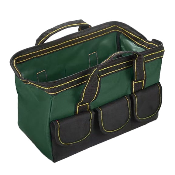 Professional Tool Bag Heavy Duty Fabric Construction Pouches with Large Zipper for Long-Lasting Performances Tool Box