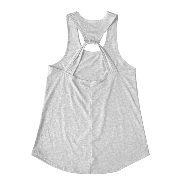 Professional Tops for Women Casual Basic Summer Tanks Top Basic Going Out Clothes 2026 Beach Holiday Clothes Grey, Size M