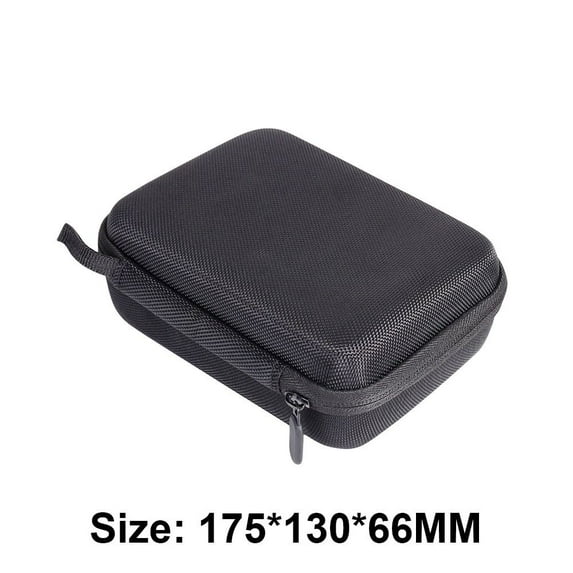 Professional Travel Wear Resistant Waterproof EVA Portable Photography Accessories Organizer Protective Box Sports Camera Carrying Case Action Camera Storage Bag 175X130X66MM