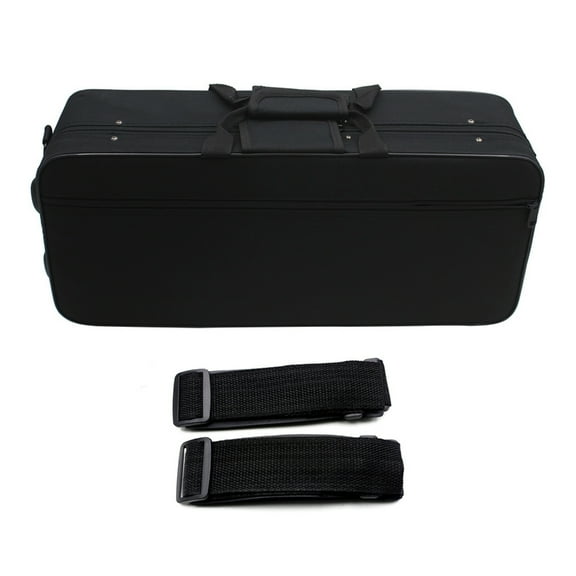 Professional Trumpet Storage Bag with Thickened Sponge Brass Instrument Case with Front Pocket