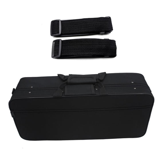 Professional Trumpet Storage Bag with Thickened Sponge Brass Instrument Case with Front Pocket
