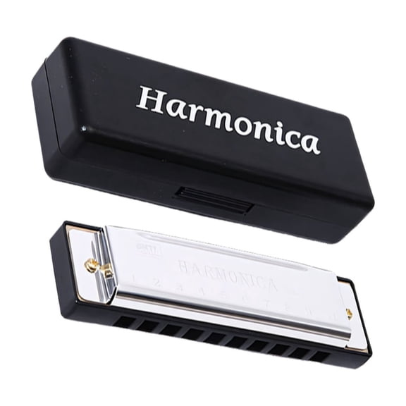 Professional Tuned Harmonica Beginner Harmonica Metal and ABS Texture Suitable for Portability and Long Lasting Use