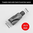 thumbnail image 1 of Professional Tungsten Steel  10mm Shank Woodworking Milling Cutter Tools Wooden Door Lock Slotting Cutter 16-30mm CNC Bottom Cleaning Router Bit 16.5MM, 1 of 8