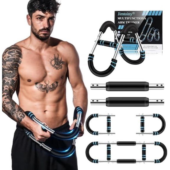 Professional Twister Arm Trainer, Adjustable 60-100lb Chest Workout Equipment for Men, Portable Detachable Design for Home Gym, Arm Chest and Shoulder Muscle Strength Exerciser Training